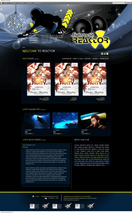 Wordpress Theme - Studentenclub Reaktor Merseburg