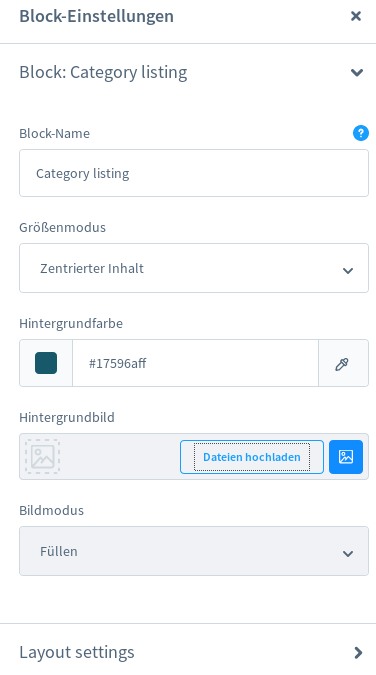 Bearbeiten von Elementen in Erlebniswelten