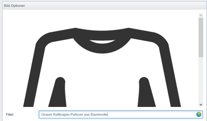 Artikeldetails Alt-Tag hinzufügen