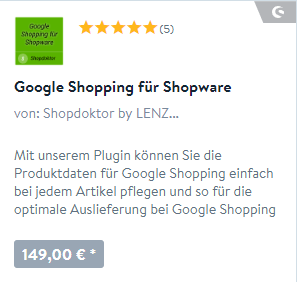 Google Shopping Plugin